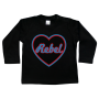 Wild One - Rebel Kids Longsleeve Black