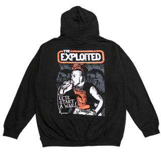 Exploited - Lets Start A War Hooded Sweatshirt XL