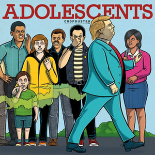 Adolescents - Cropduster ltd gold LP