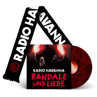 Radio Havanna - Randale Und Liebe CORETEX EXCLUSIVE black red marbled LP+DLC+Schal