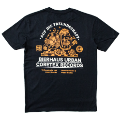 Coretex x Bierhaus Urban - Auf Die Freundschaft Heavy Oversize T-Shirt black