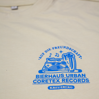 Coretex x Bierhaus Urban - Auf Die Freundschaft Heavy Oversize T-Shirt sand