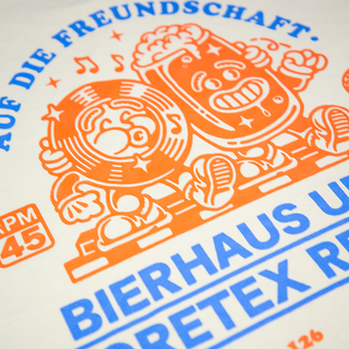 Coretex x Bierhaus Urban - Auf Die Freundschaft T-Shirt sand