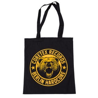 Coretex - Bear Tote Bag black/yellow