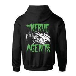 Nerve Agents - Live Photo Hooded Sweatshirt black