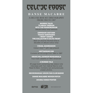 Celtic Frost - Danse Macabre: Discography 1984 - 1987 ltd colored 7LP Deluxe Box Set