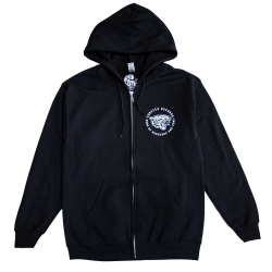 Coretex - Tiger pocket Zip-Hooded Sweatshirt black