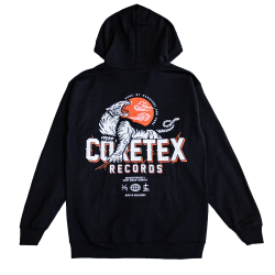 Coretex - Tiger pocket Zip-Hooded Sweatshirt black