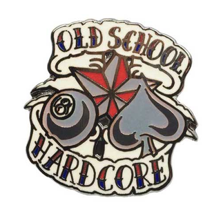 Old School Hardcore Pin