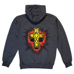 Dogtown - Ese Cross 2 Hoodie charcoal heather