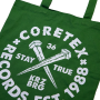 Coretex - Nails Tote Bag dark green/white