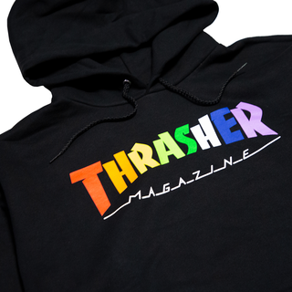 Thrasher - Rainbow Mag Hoodie black M