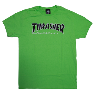 Thrasher - Outline T-Shirt lime L