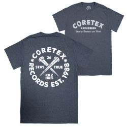 Coretex - Nails T-Shirt dark heather/white