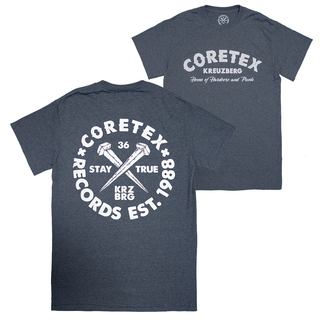 Coretex - Nails T-Shirt dark heather/white XXXXXL