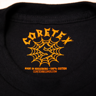 Coretex - Logo Spider Web T-Shirt black/orange