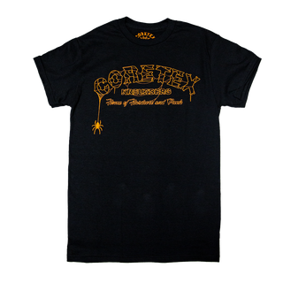 Coretex - Logo Spider Web T-Shirt black/orange XXL