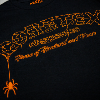 Coretex - Logo Spider Web T-Shirt black/orange XXL