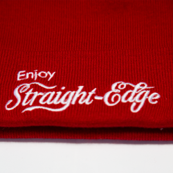 Straight Edge - Enjoy Beanie Red