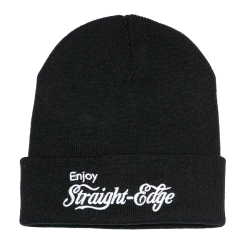 Straight Edge - Enjoy Beanie Black