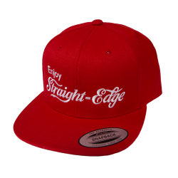 Straight Edge - Enjoy Snapback Red