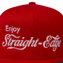 Straight Edge - Enjoy Snapback Red