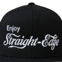 Straight Edge - Enjoy Snapback Black