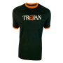 Trojan - Logo Ringer Tee TC/1014 Black