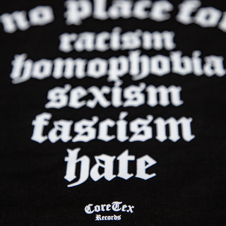Coretex - No Place For Stoffbeutel black/white