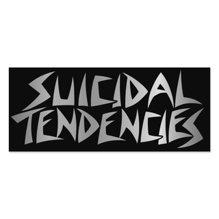 Suicidal Tendencies - Logo STLS1 Sticker silver on black