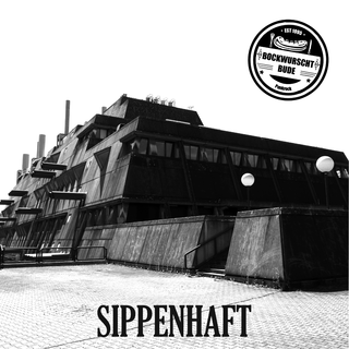 Bockwurschtbude - Sippenhaft ltd white black marbled swirl LP+CD