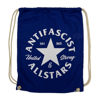 Antifascist Allstars - 2.0 Gym Sac royal blue/white