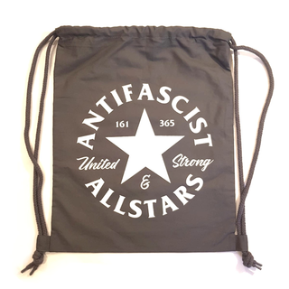 Antifascist Allstars - 2.0 Gym Sac Premium grey/white