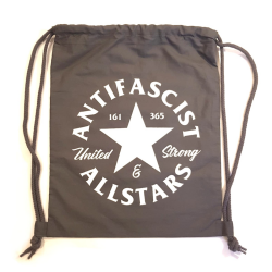 Antifascist Allstars - 2.0 Gym Sac Premium grey/white