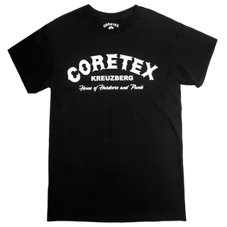 Coretex - Oldschool Logo T-Shirt black/white XXXL