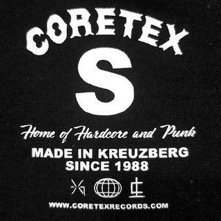 Coretex - Oldschool Logo T-Shirt black/white XXXL