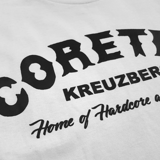 Coretex - Oldschool Logo T-Shirt white/black XXXL