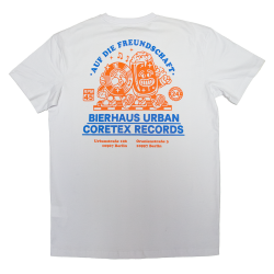 Coretex x Bierhaus Urban - Auf Die Freundschaft T-Shirt white