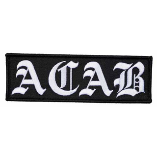 ACAB - Logo Patch black/white