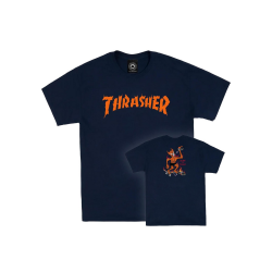 Thrasher - Burn It Down T-Shirt navy