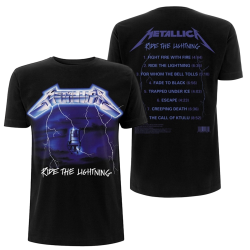 Metallica - Ride The Lightning Tracks T-Shirt black