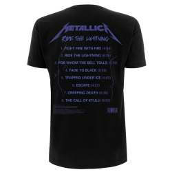 Metallica - Ride The Lightning Tracks T-Shirt black