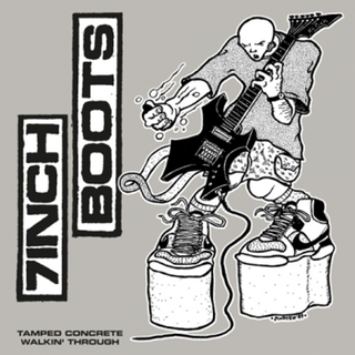 7Inch Boots - Tamped Concrete / Walkin Through ltd opaque rosa LP