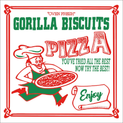 Gorilla Biscuits - Pizza Box Sticker