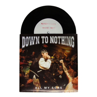 Down To Nothing - All My Sons white cover / stamped label 7+DLC