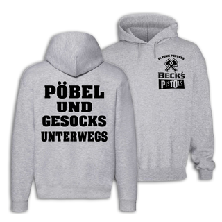 Becks Pistols - Pbel Und Gesocks Unterwegs Hoodie grey XL