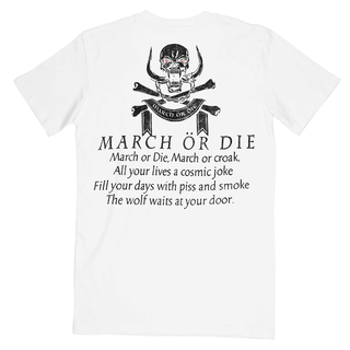 Motrhead - March Or Die T-Shirt white XXL