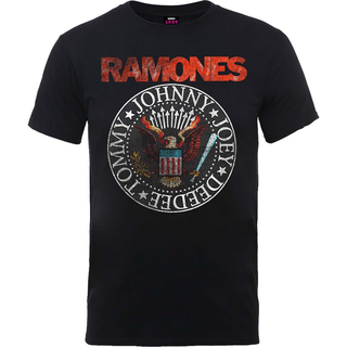Ramones - Vintage Eagle Seal T-Shirt black