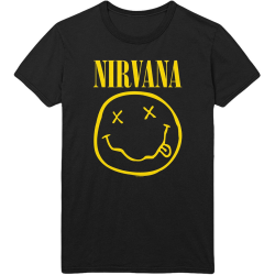 Nirvana - Flower Sniffin T-Shirt black