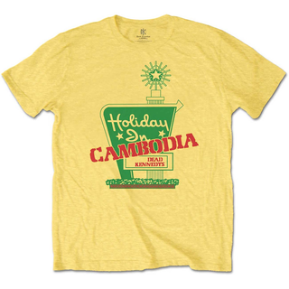Dead Kennedys - Holiday In Cambodia T-Shirt yellow